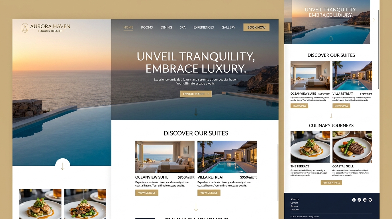 Hospitality Web Design